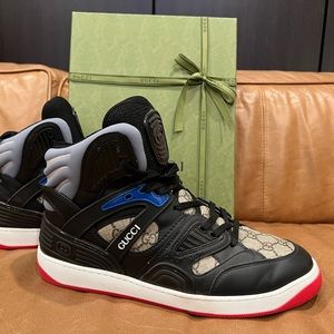 Gucci basketball sneaker.
